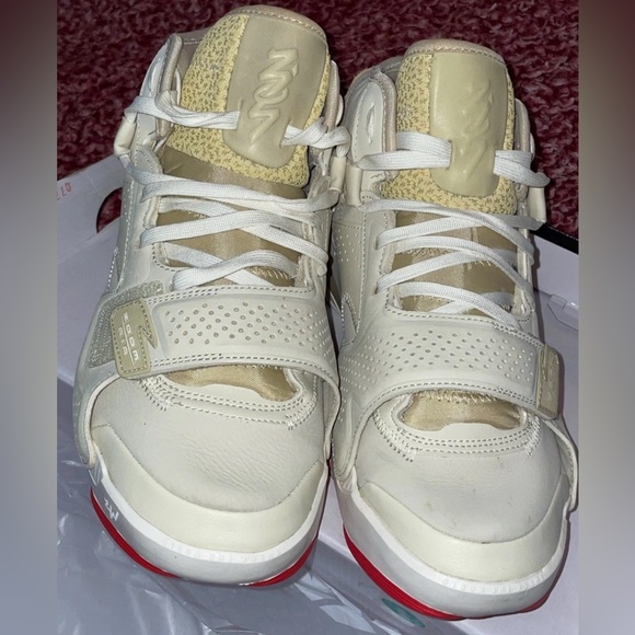 Jordan Zion 2 Fossil/Sail/Team Gold/University Red DO8990-217 Men’s 10.5 - Picture 11 of 16